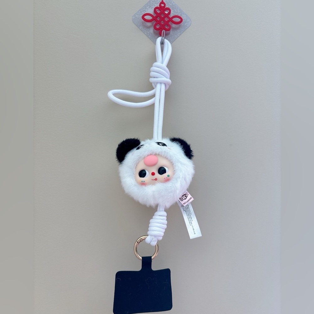 Baby Three Phone Strap Plush Blind Box-XIONG MIAO with card no box